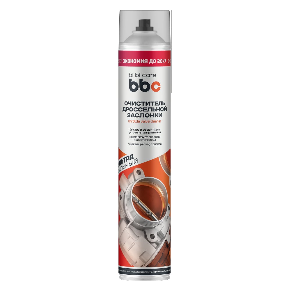 Изображение товара Очиститель дроссельной заслонки BiBiCare 1000 мл аэрозоль