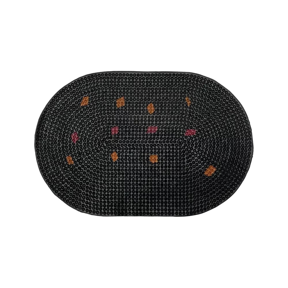 Изображение товара Придверный резиновый коврик ComeForte «FRG» 40x60см Black овал GM-3002-О