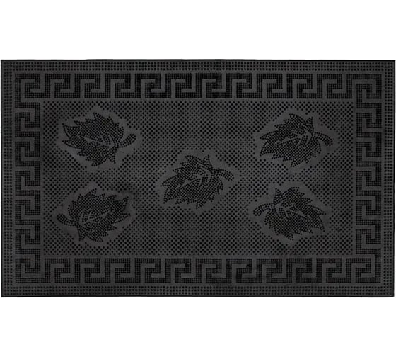 Изображение товара Придверный резиновый коврик ComeForte PIN MAT 45x75см «ПЯТЬ ЛИСТЬЕВ» PM-041