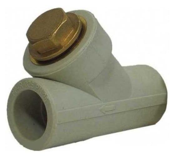 Изображение товара Фильтр сетчатый Damento 25 мм, серый 8749