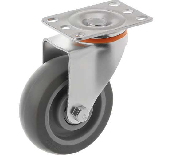 Изображение товара Колесо аппаратное поворотное из термопластичной резины 340100S (100 мм; 130 кг) А5 1005809