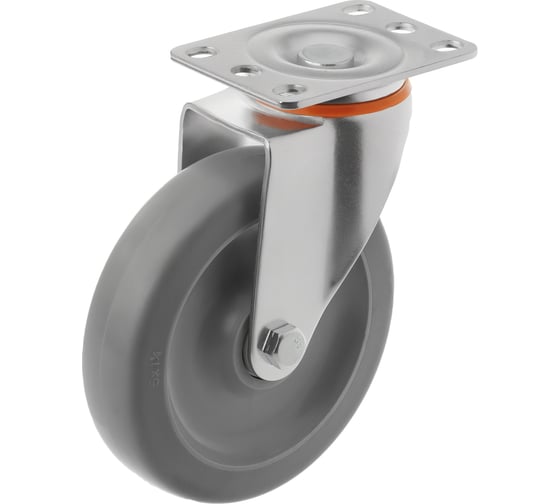 Изображение товара Колесо аппаратное поворотное из термопластичной резины 340125S (125 мм; 150 кг) А5 1005810