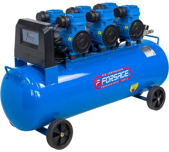 Изображение товара Компрессор поршневой с прямым приводом Forsage 6 цилиндров,безмасляный F-TB265-100 OIL FREE(59217)