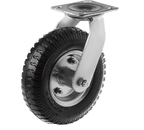 Изображение товара Пневматическое колесо поворотное  (2.50-4, диаметр 218 мм, крепление - площадка) А5 PRS 80 1000054