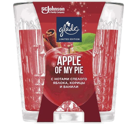 Изображение товара Ароматическая свеча GLADE LTO Apple of My Pie, 130 г 865069