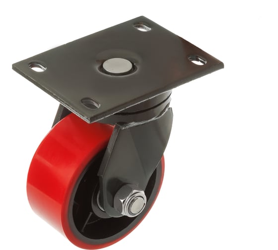 Изображение товара Колесо сверхбольшегрузное полиуретановое поворотное с площадкой SHp 63 (150 мм; 1000 кг) А5 1000692