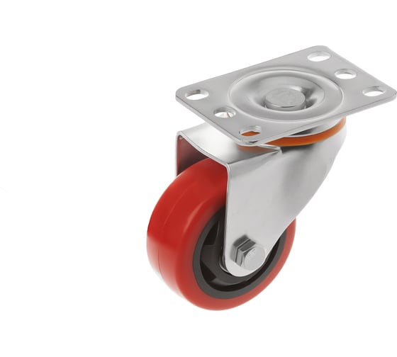 Изображение товара Колесо полипропиленовое поворотное с площадкой 33075S (75 мм; 100 кг) А5 1005826