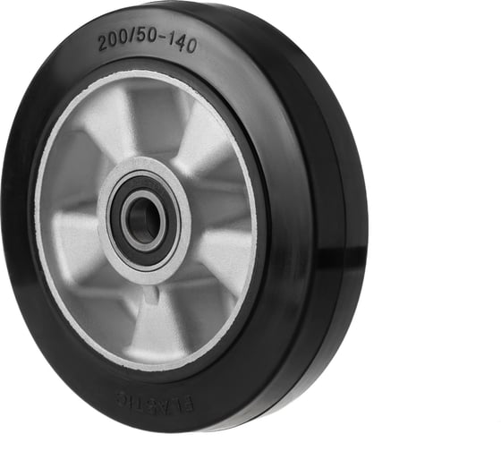 Изображение товара Колесо для гидравлических тележек D80+1 (200х50мм, 1200кг, резина) А5 1000230