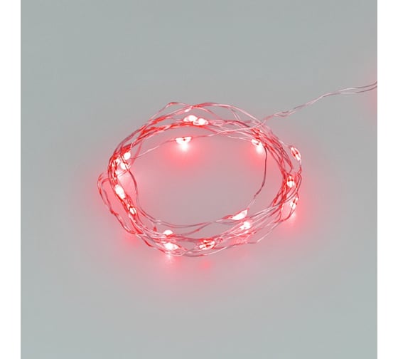 Изображение товара Светодиодная гирлянда Ardecoled ARD-DEW-HOME-2000-CLEAR-20LED-STD Red 048705