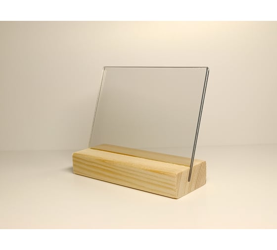 Изображение товара Ценникодержатель Контур Лайн Деревяшкино А7, косая прорезь, 4 шт. 02FE3122