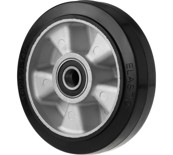 Изображение товара Колесо для гидравлических тележек А5 D70+1 (180х50 мм, 1000 кг, резина) 1000229