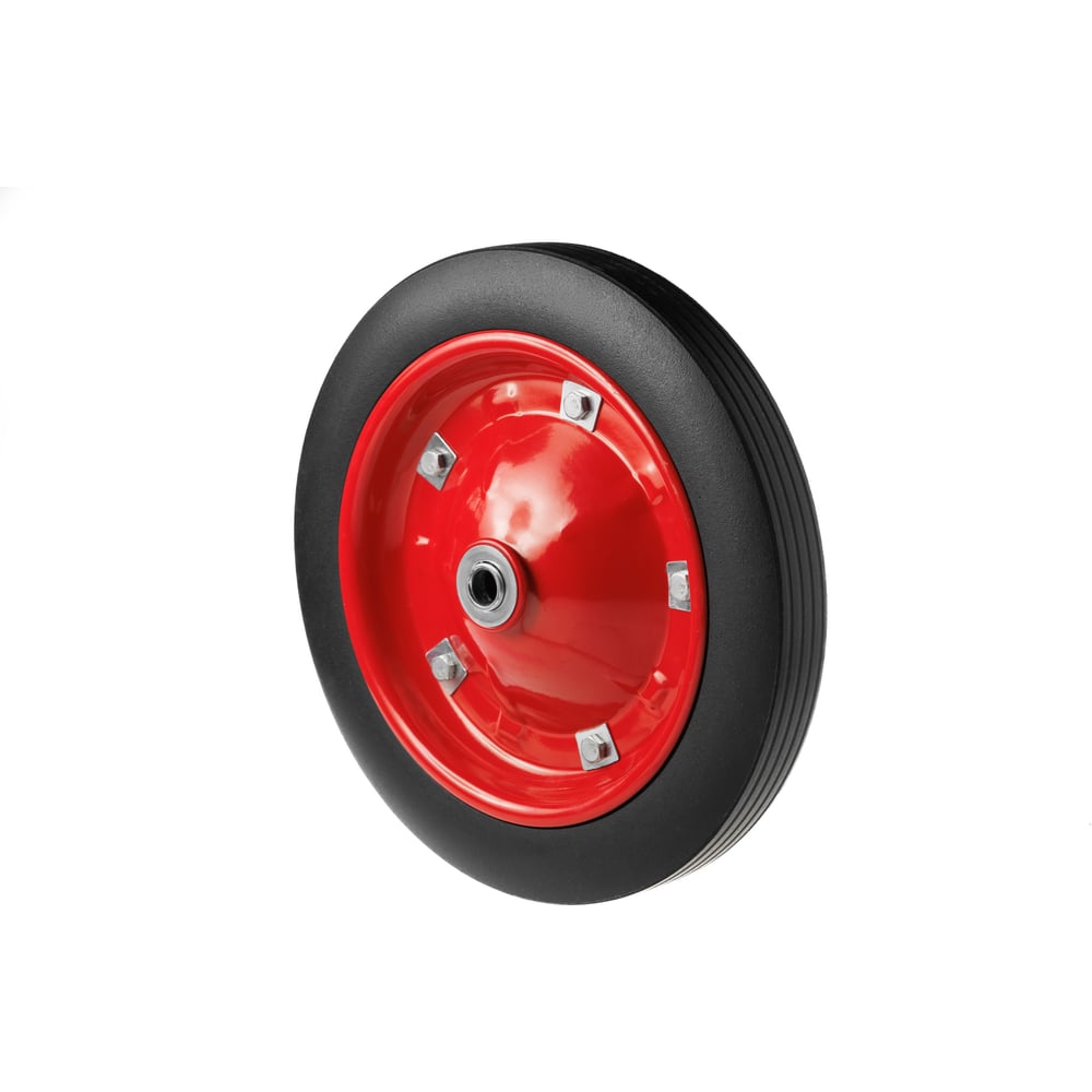 Промышленное литое колесо А5 колесо пенополиуретановое d 360 мм ступица диаметр 13 мм длина 90 мм