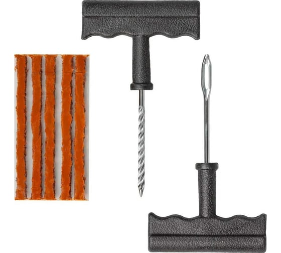 Изображение товара Ремкомплект для б/к шин Airline Т-ручки, (клей, шило для жгута, шило-напильник, жгуты 5 шт.) ATRK20