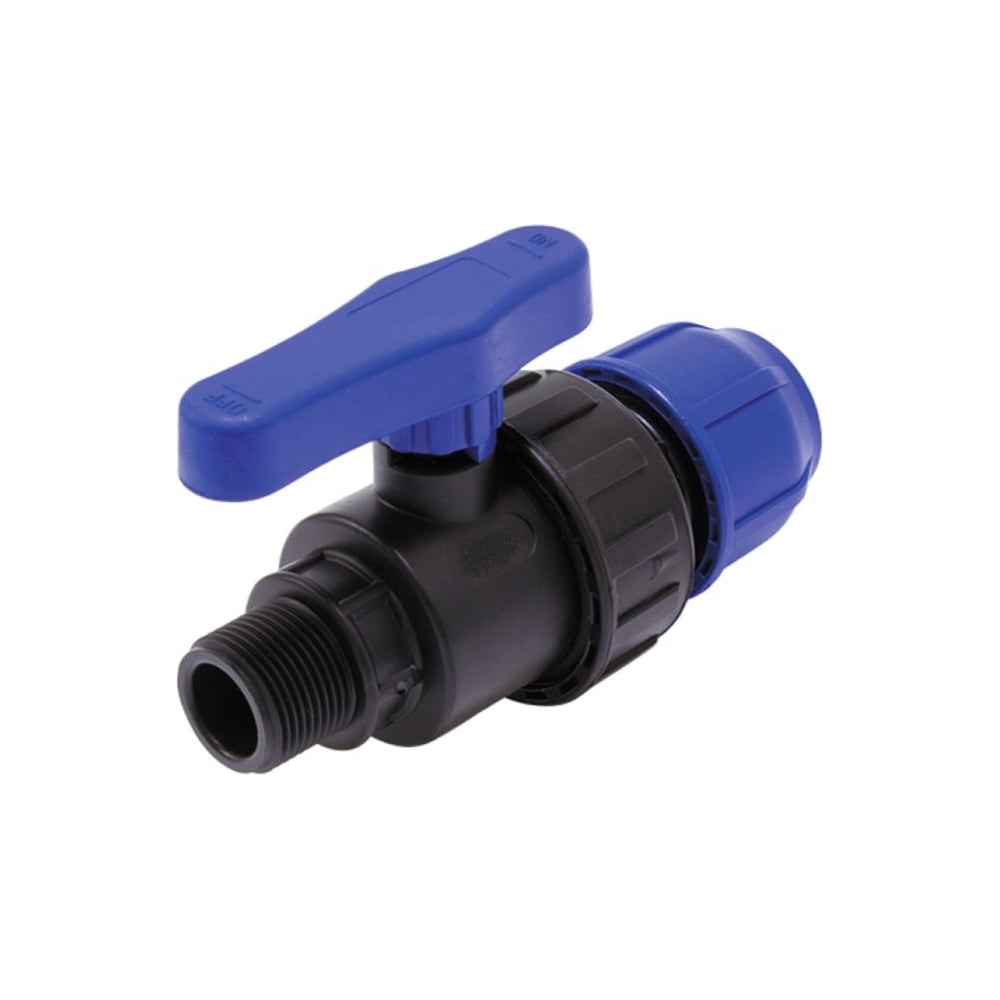 Изображение товара Кран переходной Damento 25x3/4" наружная резьба ПНД (6/120) 011320