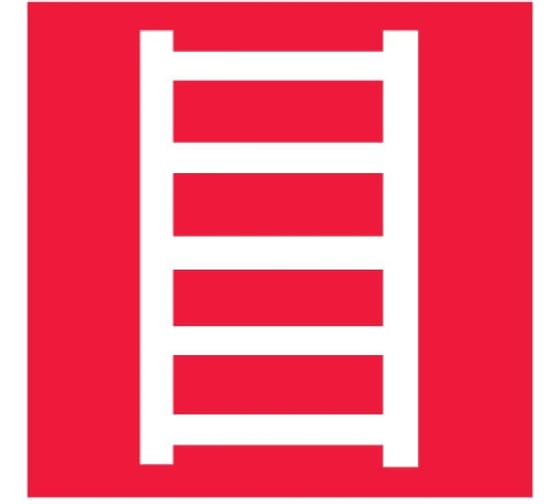 Изображение товара Знак Контур Лайн Пожарная лестница 200x200 самоклеящейся 10FC1174