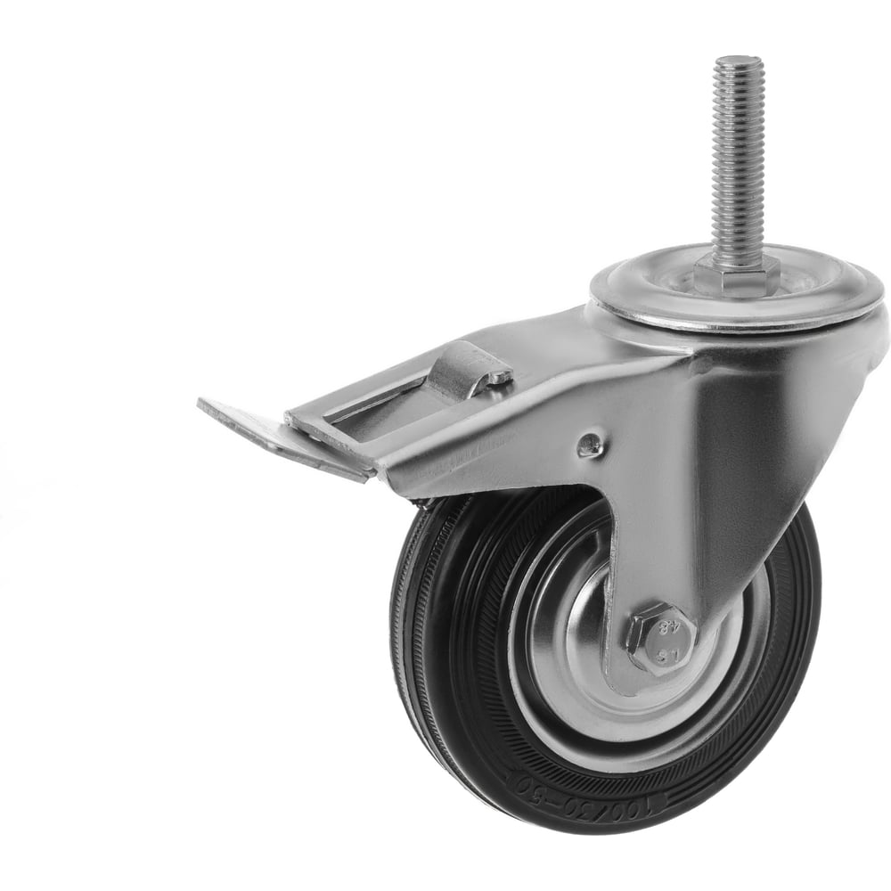 Промышленное поворотное колесо А5 колесо промышленное резина pr 100 мм scb 42 с тормозом мави про