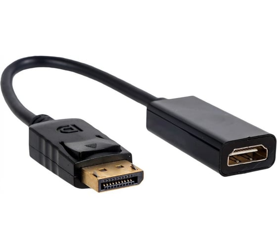 Изображение товара Адаптер PALMEXX ADP002 DP(m)-HDMI(f), 4K/30Hz, 0.15м, чёрный PX/DP-HDMI