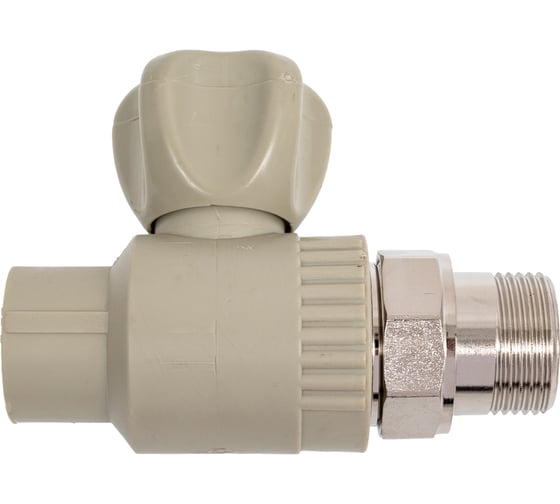 Изображение товара Крана шаровой для радиатора Damento прямой 20x3/4" серый (1/80) 9436