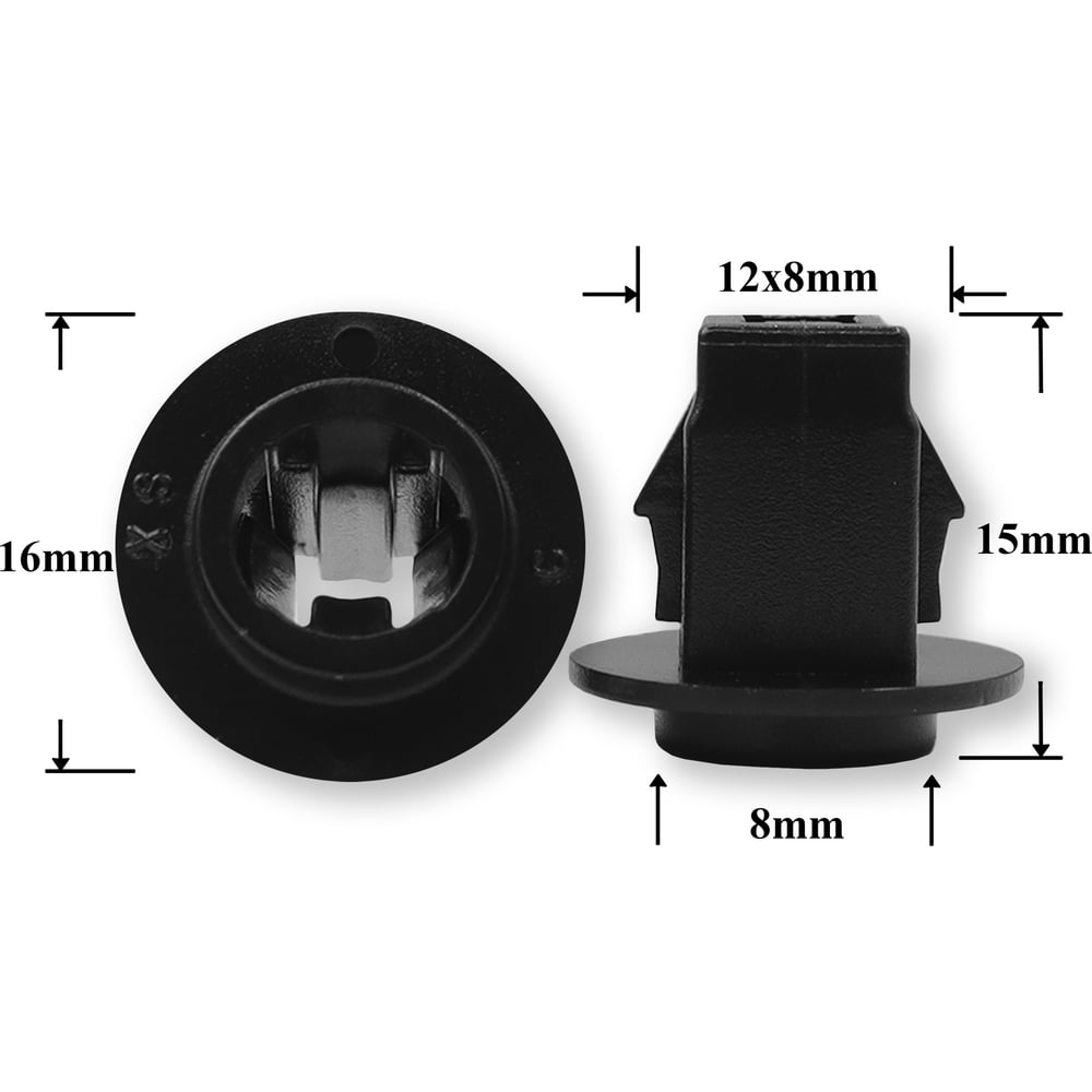 Изображение товара Автокрепеж для Infiniti Nissan 10 шт клипсы под саморез для крыла