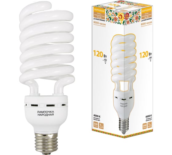 Изображение товара Люминесцентная лампа TDM ELECTRIC НЛ-HS-120 Вт-4000 К–Е40 SQ0347-0049