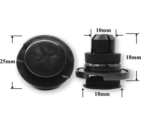 Изображение товара Автокрепеж для Subaru 10 шт 909140055 КрепАвто 1717