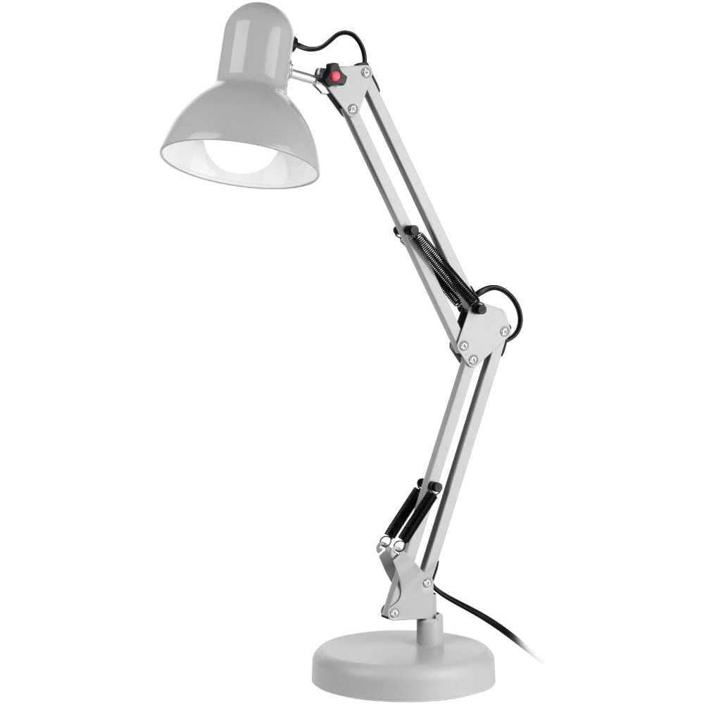 Изображение товара Настольный светильник TDM ELECTRIC 2 колена SQ0337-0111 серый классика 60Вт Изображение товара Настольный светильник TDM ELECTRIC 2 колена SQ0337-0111 серый классика 60Вт