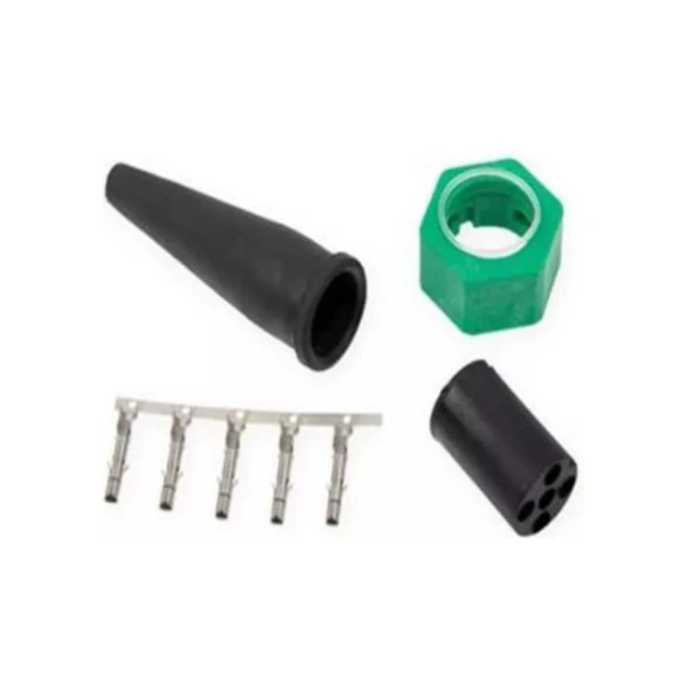 Изображение товара Разъем байонетт прицепа Artway 5 pin зеленый желтый универсальный ATW002