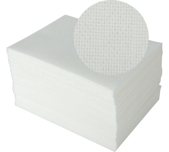 Изображение товара Нетканый протирочный материал PROBOS DELTA 6657W, 65 г/м2, белый, сетчатая структура, 30x40см,50 л/р 6657W50