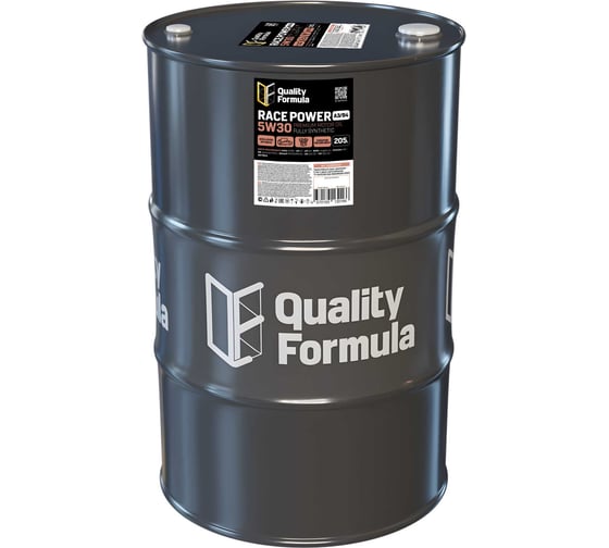 Изображение товара Моторное масло Quality Formula QF RACE POWER A3/B4 5W30, 205л 410025012