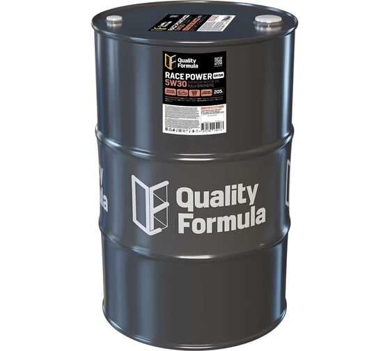 Изображение товара Моторное масло Quality Formula QF RACE POWER SP/SN 5W30, 205л 410025013