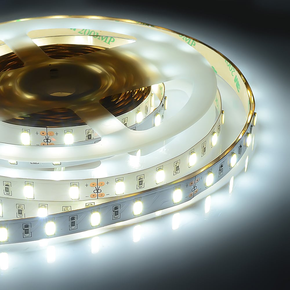 Изображение товара Светодиодная лента Apeyron 24В 22Вт/м IP20 5м холодный белый smd5630