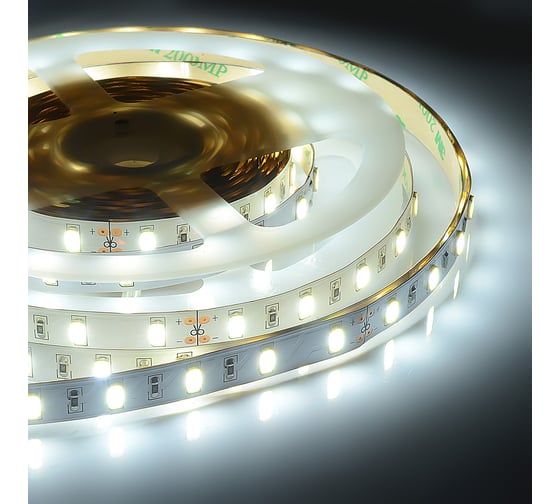Изображение товара Светодиодная лента Apeyron 24В, 22Вт/м, smd5630, 60д/м, IP20, 2000Лм/м, подложка 10мм, 5м, 6500К 00-312