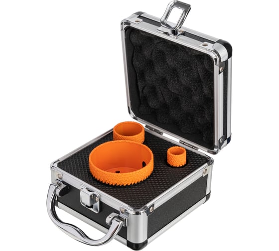 Изображение товара Набор алмазных коронок Matrix II по керамограниту, плитке диаметр 20 мм, 35 мм, 68 мм Dia Tech DC-203577