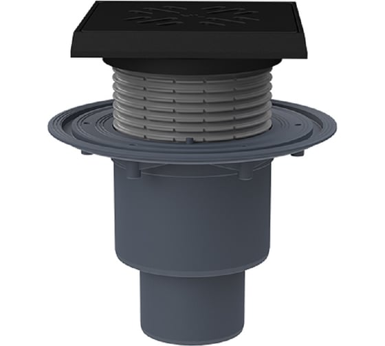 Изображение товара Трап с сухим сифоном HL "Primus blue"(решетка чугунная) DN50/75/110 310PrblueG