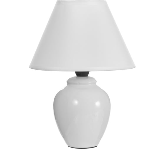 Изображение товара Лампа настольная RISALUX Азалия E14, 220V, белая 648551