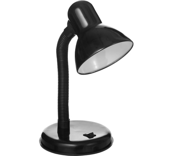 Изображение товара Лампа настольная RISALUX Е27, с выключателем (220В) черная (203В) 739293
