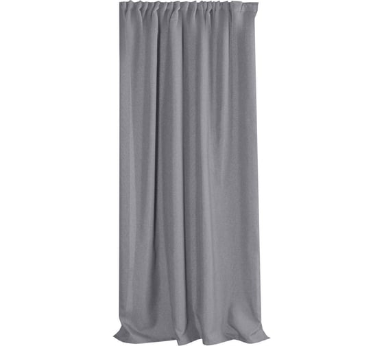 Изображение товара Комплект штор и 2 подхвата Волшебная Ночь рогожка, 2 шт., 165/180, Базальт, 280 гр/м2 921770