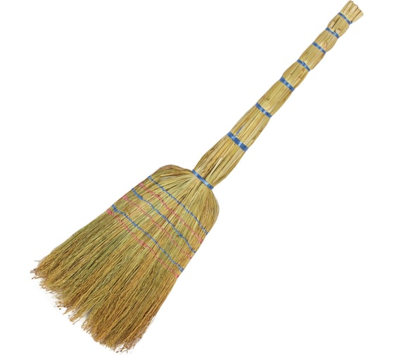 Изображение товара Веник ЛЮБАША ПРЕМИУМ сорго 6-ти прошивной 604230