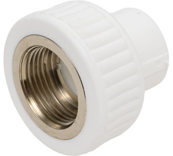 Изображение товара Муфта комбинированная Damento вн.рез. 20x3/4" белый (10/270) 8678