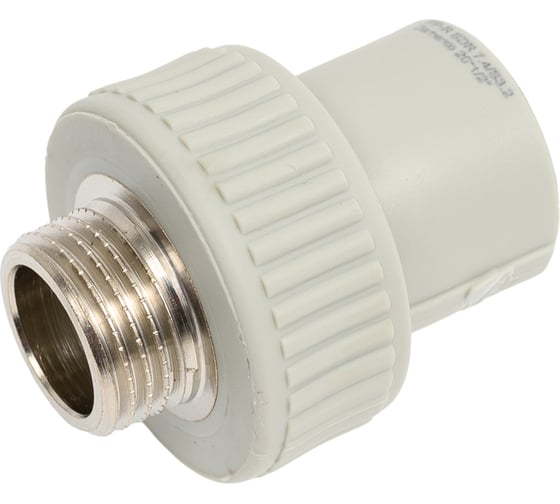 Изображение товара Муфта комбинированная Damento нар.рез. 20x1/2" серый (10/200) 8693