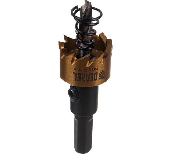 Изображение товара Коронка HSS с нитридтитановым покрытием по металлу 20 мм DENZEL 724101