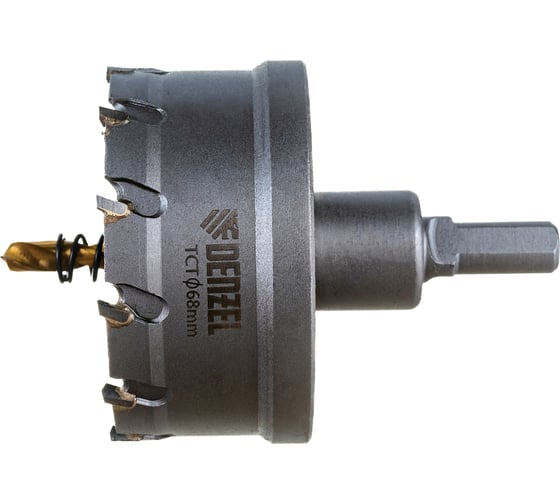 Изображение товара Коронка твердосплавная по металлу 68 мм DENZEL 724019