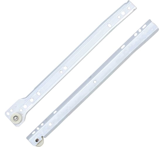 Изображение товара Направляющие роликовые для ящиков MFK-TORG 600 мм, белые, комплект NP-600 Б