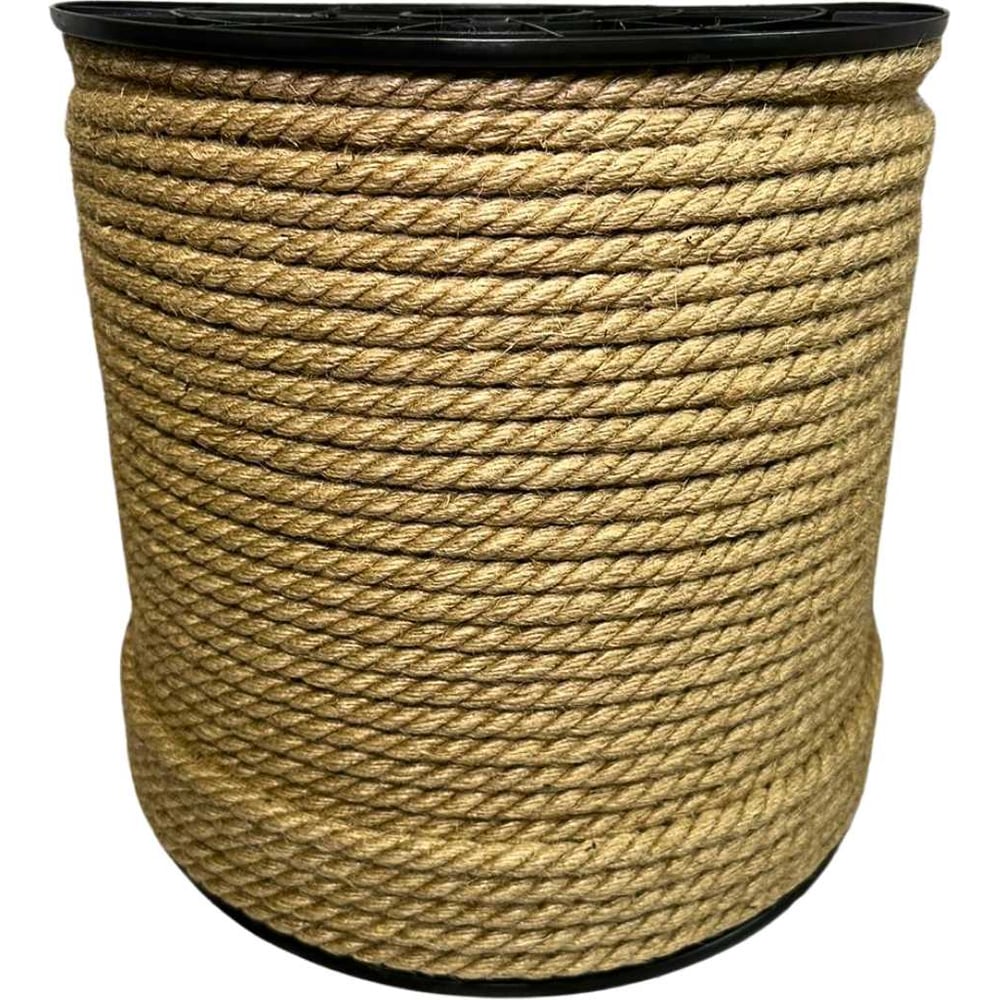 Изображение товара Джутовый канат 10 мм 225 м ООО Оптхозторг экологичный и прочный