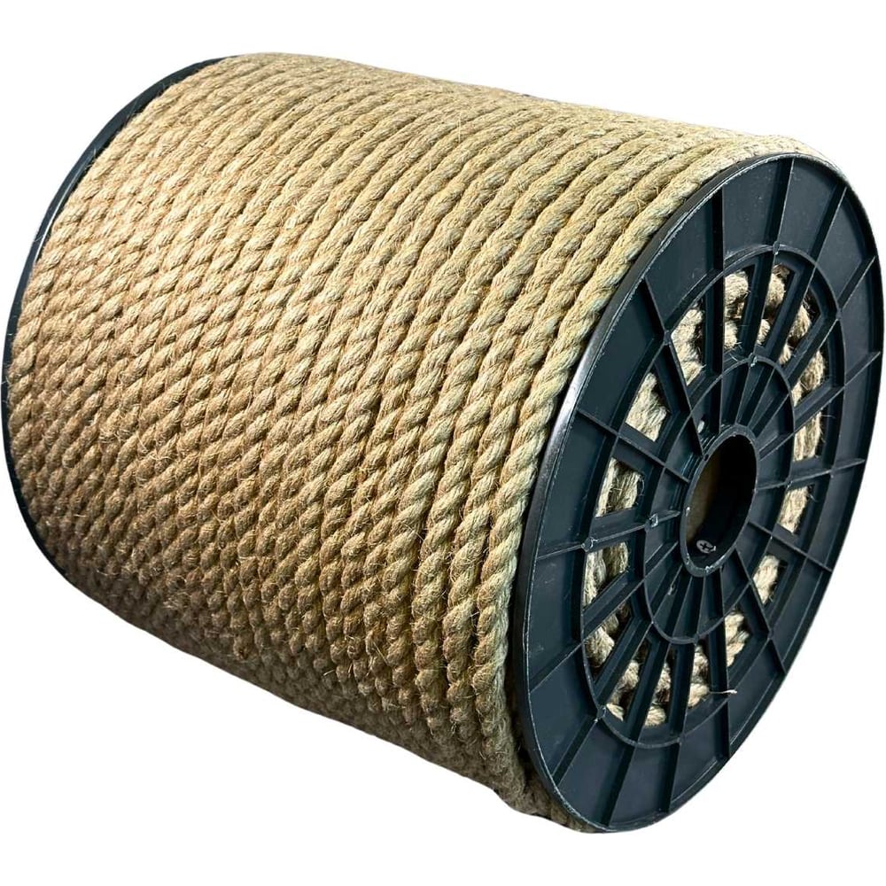 Изображение товара Канат джутовый диаметр 12 мм длина 165 метров ООО Оптхозторг