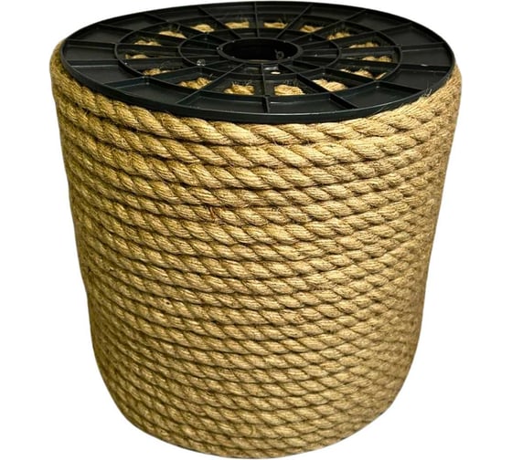 Изображение товара Канат джутовый ООО Оптхозторг 14 мм - 65 м 0481465