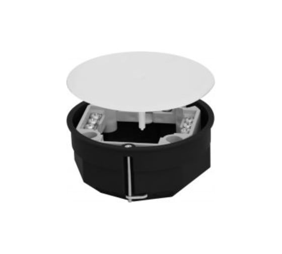 Изображение товара Коробка распаячная U-plast для полых стен с металлическими лапками с клеммником и крышкой УПрк 97/50.1.2. (60 шт) 020-023