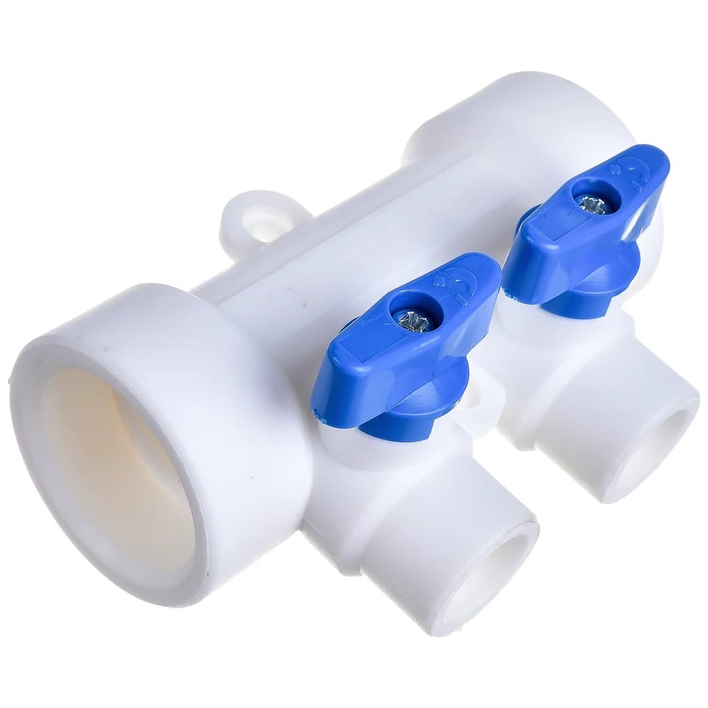 Изображение товара Коллектор полипропиленовый Millennium 32 мм с кранами для отопления и водоснабжения