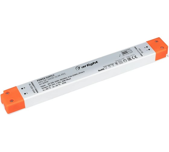 Изображение товара Блок питания Arlight ARV-SP-24030-SLIM-PFC 1шт 047970