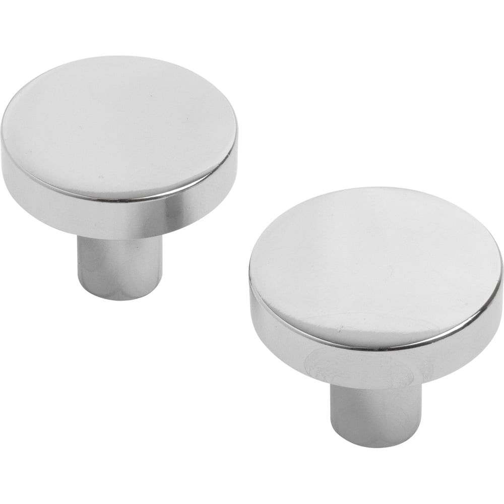 Изображение товара Мебельная ручка-кнопка StahlBuro AP2401 2 шт. хром современный дизайн